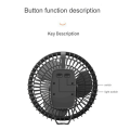 10000mAh Camping Fan Rechargeable Desktop Portable Air Circulator Wireless Ceiling Electric Fan with Power Tripod Easy Install Easy to Use. 
