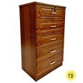 5 Shelfs Chest Drawers- MDF Board. 
