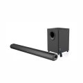 F&D HT-330 2.1 Bluetooth soundbar with Wired subwoofer 80W, Black. 