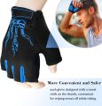 MOREOK Men Cycling Gloves , Half Finger Biking Gloves Gel Pad Shock-Absorbing Anti-Slip Breathable Motorcycle Mountain Bike Gloves. 