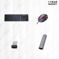 Budget Gaming/Editing Desktop PC Set with Ryzen 5 5600G, B550M K and 8/512GB SSD and keyboard, Mouse, Wifi Dongle and Mousepad. 