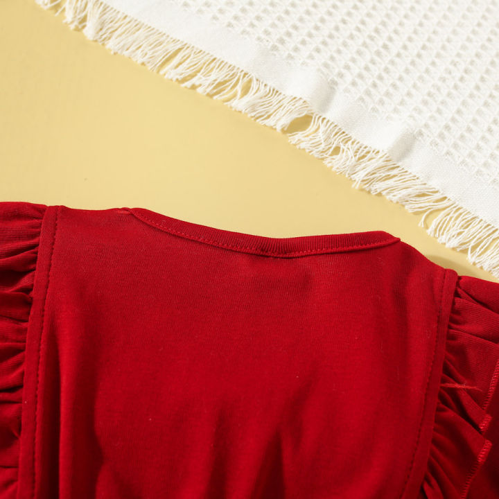 New%20Summer%20Baby%20Girls%20Dress%20Short%20Sleeve%20Puffy%20Sleeve%20Lace%20Ruffle%20Strawberry%20Print%20Sweet%20Princess%20Dress%20Birthday%20Party%20Dress%20-%20Image%208