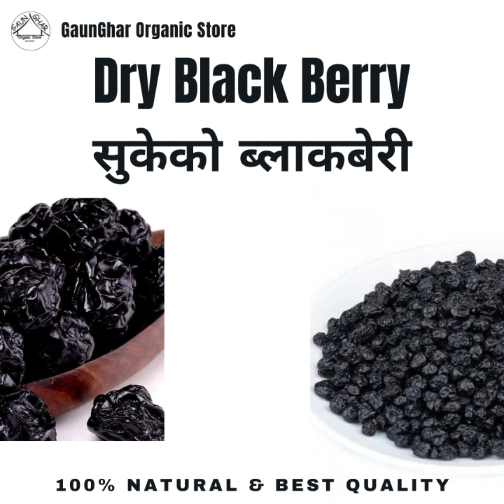 Dried Black Berry Pouch Pack 250 gm