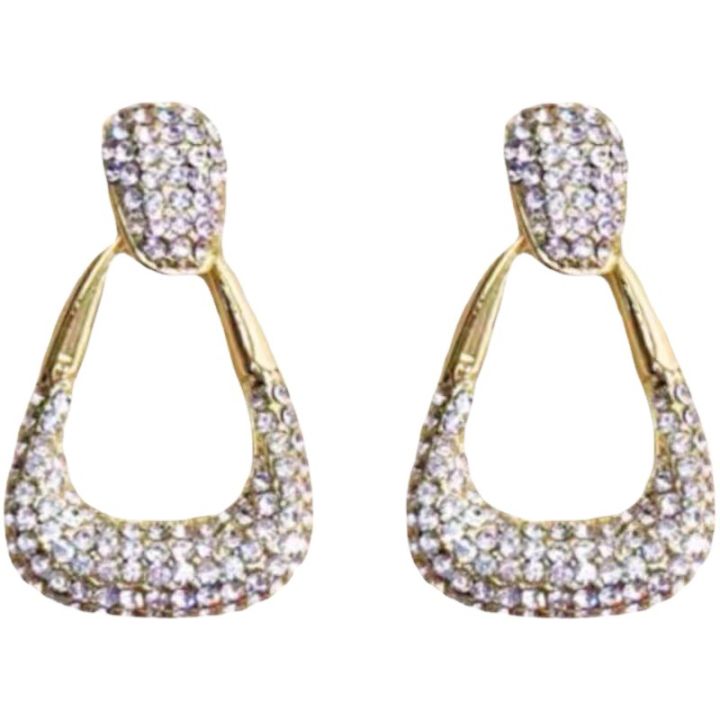 %E3%80%90Mega%20Sale%E3%80%91Silver%20Needle%20Geometric%20Drill%20Pure%20Design%20New%20Style%20Fashionable%20Ear%20Studs%20Female%20Earrings%20Earrings%20S92024%20Light%20Luxury%2025%20-%20Image%205