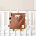 Baby Bed Side Organiser Cotton Bed Storage Bag F. 