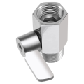 NAMUNY Shower Shut Off Valve, 304 Stainless Steel Mini Ball Valve NPT Thread(1/2Inch Male x 1/2Inch Female),2 Pack. 