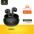 Mypower Myposs9 Earbuds with 50hrs Playtime |  Premium Sound with clear treble  |Auto paring | smart Touch control | long last backup | Type c charging |  BT version 5.4. 