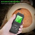 Digital Moisture Meter, Water Leak Detector, Moisture Tester, Pin Type, Backlit LCD Display,Wood Humidity Tester. 