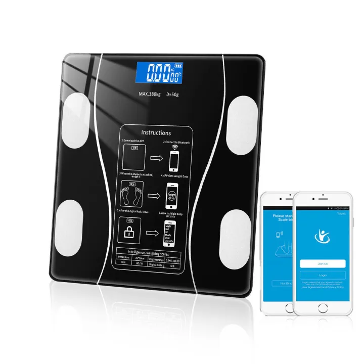 Bluetooth%20Weighing%20Scale%20Human%20Body%20Weight%20Machine%20Digital%20(Tempered)%20with%20Battery%20&%20Temperature%20Indicator%20-%20Image%207