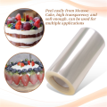 NAMUNY 2Pcs 8/10cm Cake Mold Film Transparent Cake Rolls Mousse Cake Acetate Sheets Chocolate Candy Wrapping Tape Strip Cake Decorating Tool. 