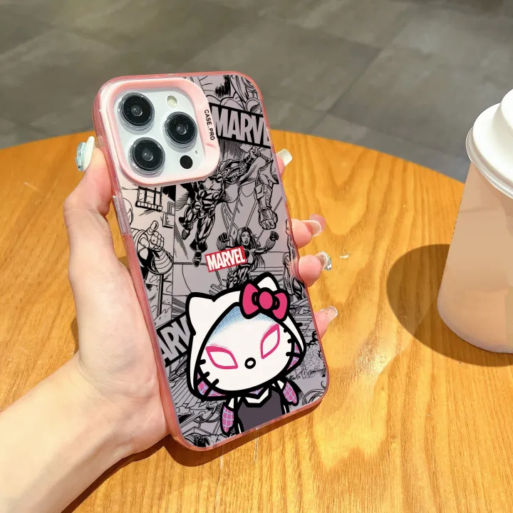 Cute%20Hello%20Kitty%20Kiss%20Spiderman%20Case%20for%20OPPO%20Realme%208%2010%2011%20Pro%20C15%20C20%20C21Y%20C31%20C33%20C35%20C53%20C55%205G%20Matte%20Shockproof%20Back%20Cover%20-%20Image%207