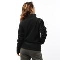Creative Touch Black Polar Fleece Front Zippered Jacket For Women MJK1076. 