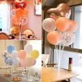 Balloonistics Table Desktop Balloon Holder With 7 Balloon Sticks, 7 Balloon Cups And 1 Balloon Base Stand Kit Set For Party Decorations. 