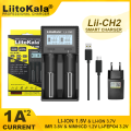 LiitoKala Lii-CH2 Li-ion Lithium Rechargeable Battery Smart Charger For 1.5V AA AAA 3.2V 3.7V 18650 21700 26650 26700 18350. 