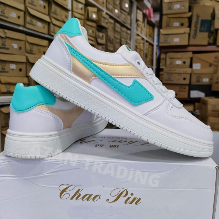 Korean%20White%20Sneaker%20Golden%20Sea%20Green%20for%20Women%20-%20Image%207