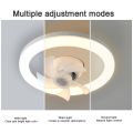 Lighting ceiling fan with 360 � rotation and 3 wind speeds of 48W. 