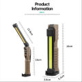 Bargain price Fold LED Emergency Floodlight Portable Strong Magnet COB Working Light Type C Rechargeable Flashlight Super Bright Lamp. 