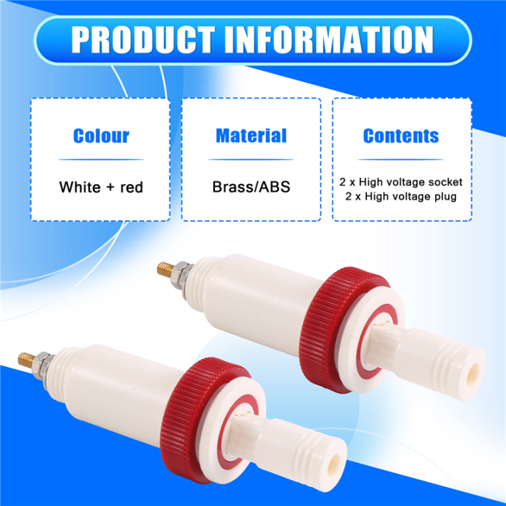 NAMUNY%202%20Pairs%20of%204%20mm%20Banana%20Jack%2010Kv%20-30Kv%20High%20Voltage%20Connector%20Plug%20and%20Socket%20Power%20Supply%20Test%20Instrument%20-%20Image%205