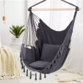 Outdoor Indoor Hanging  Chair Swing Jhula Camping Garden Load 100KG With 2 X Seat Cushions. 