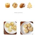 Non-stick surface -shaped cookie cutter Cute Durable Assorted shapes and sizes Biscuit mold Easy to clean Aluminium alloy Pastry cookies cutter for Baking enthusiasts Home baking Christmas cookies. 