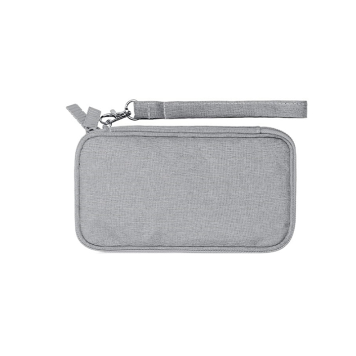 Data Cable Storage Bag Water Resistant Double Layers Pouch Carry Case for Cord,Phone,Charger