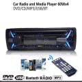 Best Quality Car Audio Player DVD Detachable 60W*4 (DVD/CD/USB/BT/SD/MP3/AUX) - By Time Plaza. 