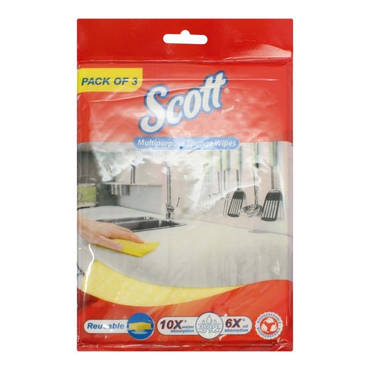 Scott Multi Purpose Sponge Wipe 1 PKT