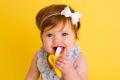 Safe Banana Shape Baby Teether Toys Silicone Toothbrush Teething Kids Tooth Brush Dental Care Gifts Chew Toys for Children. 