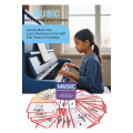 Music Flash Cards Colored Copper Plate Paper Piano Color Coded. 