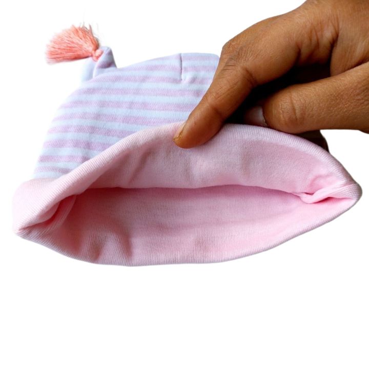 Newborn%20Cute%20Bunny%20Nose%20Baby%20Soft%20Cotton%20Topi%20Cap%20For%20Boy%20And%20Girl%20CS%20(0%20to%206%20months)%20-%20Image%206