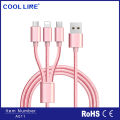 3 in 1 USB Charging Cable Universal Multi Function 3 in 1 usb cable fast charging. 