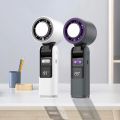 Large Air Volume 199-Speed Mini Handheld Turbo Fan Fast Cooling Adjustable Outdoor Portable Fan Low Noise Rechargeable Electric Handheld Fan Air Cooler. 