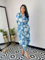 Fabdale Floral Printed Straight Kurta Pant Salwar Suit | Casual, Formal & Festive Wear (RYEX-014). 