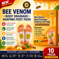 Bee Venom Detox Foot Patch | Stress Relief, Body Relaxation & Wellness Support (10 Pads). 
