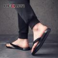 DEKABR 2026 New Summer Beach High Quality Genuine Hide Slippers Flip Flop Comfortable Lightweight Outdoor Men Shoes. 