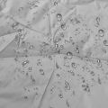 Silver Reflective Fabric Sew On Cloth Material Highlight Chemical Fiber 39.4inch. 