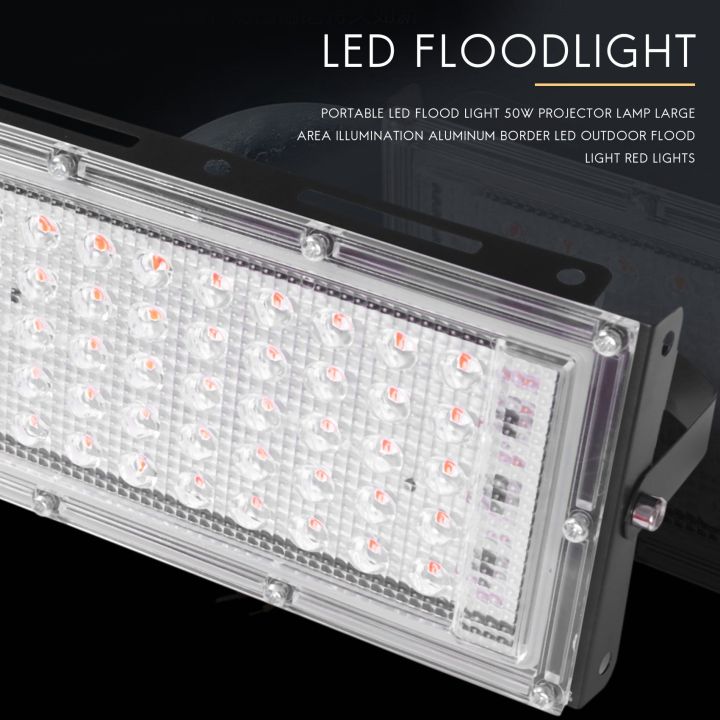 (GGBR)%20Portable%20LED%20Flood%20Light%2050W%20Projector%20Lamp%20Large%20Area%20Illumination%20Aluminum%20Border%20LED%20Outdoor%20Flood%20Light%20Red%20Lights%20-%20Image%204