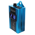 4X Intelligent Power Saver Energy Saving Devices Smart Power Factor Saver Electricity Saving Box 100KW, Blue, US Plug. 