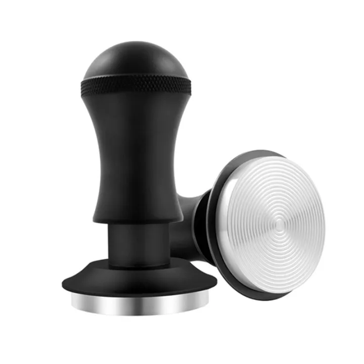 1%20Piece%20Premium%20Barista%20Tools%20Tamper%20Stainless%20Steel%20with%20Spring%20Flat%20Bottom%20Black%20-%20Image%207