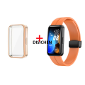 DISICHEN Silicone Magnetic Strap+Case For Huawei Band 10 9 Bracelet Replacement Soft Wristband For Huawei Band 8 TPU Protective Cover Bargain price. 