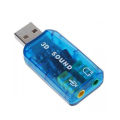 External USB Sound Card Microphone-in Audio-out USB Splitter Soundcard. 
