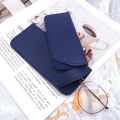 Women Simple Glasses Case Eyewear Bag Reading Glasses Case Eyeglass Box Sunglasses Case Spectacle Case PU  Glasses Bags. 