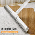 56cm Adjustable Floor Wiper (80–130cm) – Heavy-Duty Rubber Broom with 180° Rotation for Water, Dust & Hair Cleaning. 