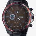 Bolano Brown Dial Color Analog Quartz Watch For Men. 