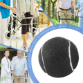 2 PCS Precut Walker Tennis Ball for Furniture Legs and Floor Protection, Heavy Duty Long Lasting Felt Pad Covering,Grey. 