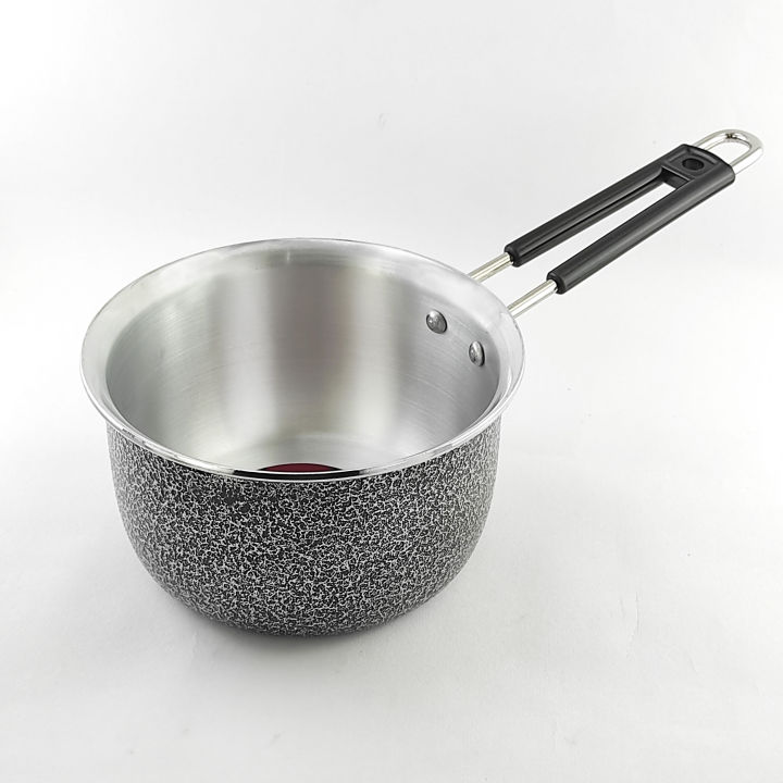 Aluminium Cooking Pot– 18 cm– Approx. 2 litres (Cook on Gas or Induction Stove)