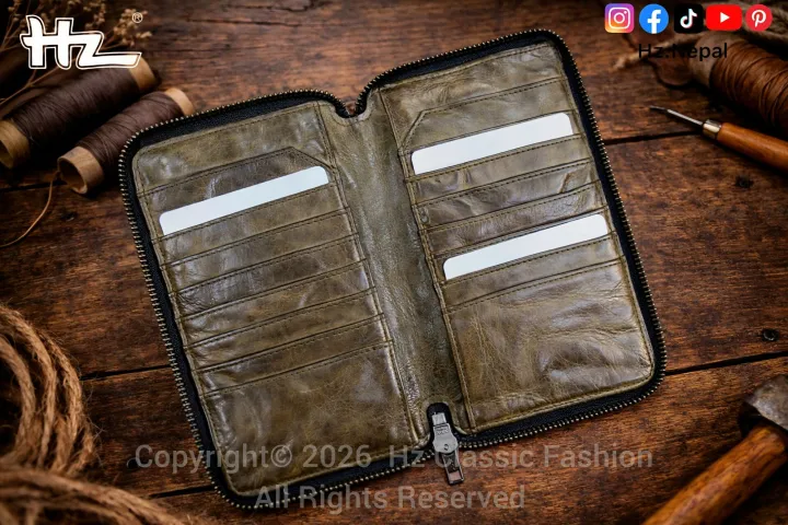 Hz%20Genuine%20Leather%20Long%20Wallet%20Vintage%20Zip-around%20Clutch%20with%20External%20Card%20Slot%20&%20Multi-Card%20Organizer,%20Large%20Capacity%20Travel%20Purse%20for%20Men%20&%20Women%20-%20Image%204