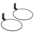 2 Pack Foldable Ball Holder Wall Mounted,Sports Ball Display Rack for Basketball Volleyball Rugby Soccer Football. 