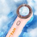 Portable Rechargeable Mini Handheld Fan Powerful Wind -199 Speed Small Electric Fan Ultra-Quiet Cooling and Ice Pack Fan Outdoor Use. 