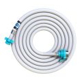Eightiz 2 Meter Flexible PVC Washing Machine Inlet Hose water pipe, Universal Water Inlet with Tap adaptor Connector for Top & Front Load Fully Automatic. 